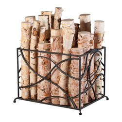 Twig Firewood Box - Fireplace Accessories