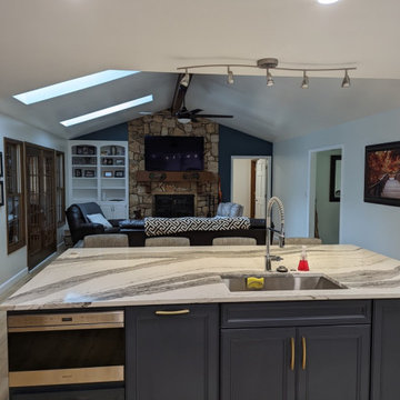 Belmont NC Kitchen Remodel with Massive Island
