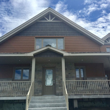 TruCedar Steel Siding: Leatherhead Shake, Cider Mill Woodgrain