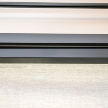 Roller Shades, Cornices and Drapery