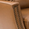 Vegan Leather Armchair, Camel