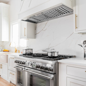 Modern White Open Kitchen