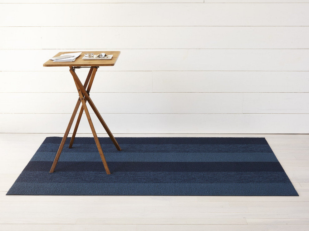 Marbled Stripe Shag, Bay Blue, 36"x60"