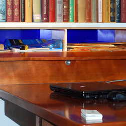Painted Bookcase w/ Integrated Desk - Products