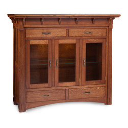 MaRyan 3 Door Dining Cabinet w/ 2 Secret Drawers - Accent Chests And Cabinets
