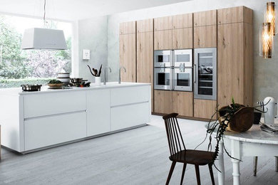 Kitchen - contemporary kitchen idea in New York