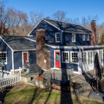 James Hardie Deep Ocean Siding in Wilton, CT