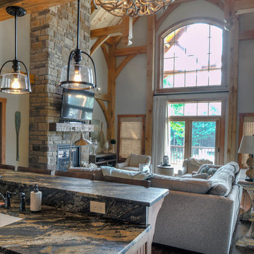 Beautiful lakefront Timber Frame
