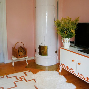 Swedish country family room