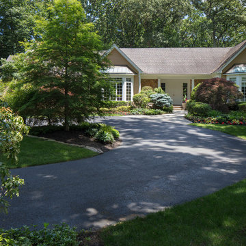 Cherry Hill Patio with Unique Fire Pit