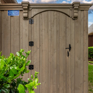 Custom Cedar Fence & Gate Installation