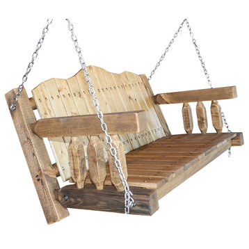 Homestead Collection Porch Swing, Exterior Stain Finish