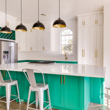 Crisp and clean Tuxedo Kitchen