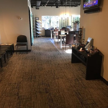 Commercial Carpet - Modular Tile Install