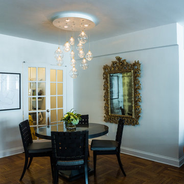 Custom-Made Blown Glass Cloud Chandelier