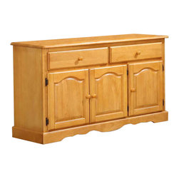 Sunset Trading Treasure Buffet | Light Oak - Buffets And Sideboards