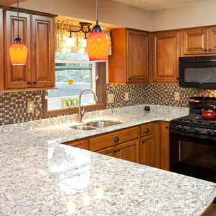 Cabinets refaced in Maple