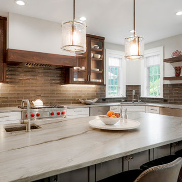 Foxtail Circle - Trio of Colors Transitional Kitchen
