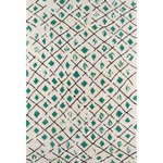 Novogratz - Novogratz Bungalow Tallulah Table Tufted Modern Area Rug Green 3'6" X 5'6" - Graphic geometric patterns and a bohemian color palette give this modern area rug a major dose of retro. Eclectic designs like freeform diamonds, tribal prints, colorful hexagons and stripes adorn each floorcovering with vintage vibes from decades past. Plush polyester fibers and tufted construction creates a fun accent rug assortment for interior floors that feels casual and completely chic.