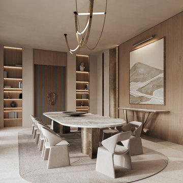 Luxury Modern Minimalist Villa Interior Design | Meydan, Dubai