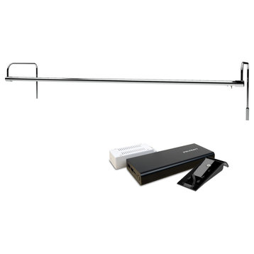 43" Tru-Slim Gallery Light, Chrome With Rechargeable Battery