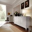 Wooden Sideboard With 6 Drawers, White