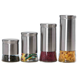Contemporary Kitchen Canisters And Jars by HOME BASICS