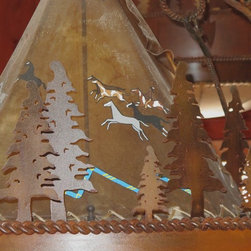 Cheyenne Chandelier Detail - Chandeliers