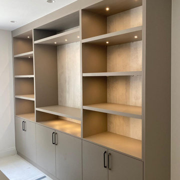 Corner Hinged Wardrobe, Fitted Home Office | Rickmansworth | Inspired Elements