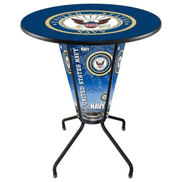 Lighted U.S. Navy Pub Table