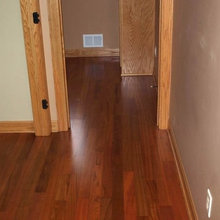 hardwood floors/baseboards