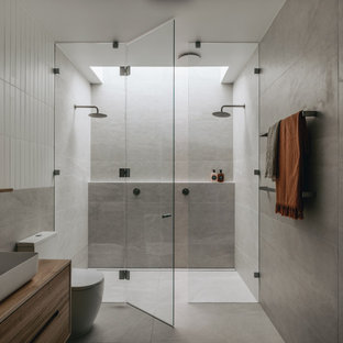 Design ideas for a modern bathroom in Adelaide.