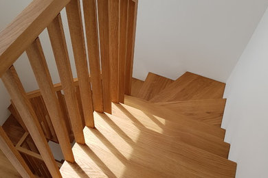 Staircase- floating oak stairs
