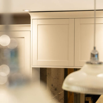 Limestone & Jade Shaker Kitchen in Sway