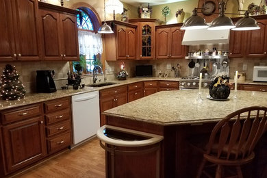 Kitchen countertop and cabinetry