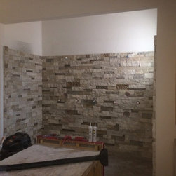 Stone Shower using light weight Texas stone - Products