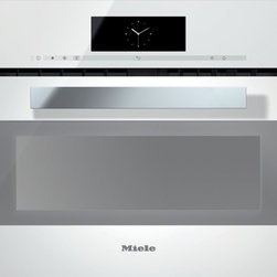 Miele H6800BM Microwave Combination Oven Brilliant White - Microwave Ovens
