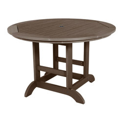 Highwood USA - Round Dining Table, 48" - Outdoor Dining Tables