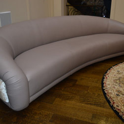 Oval Sofas Leather - Sofas And Sectionals
