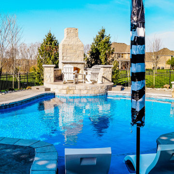 Custom In-ground pool and spa