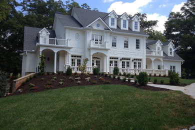 Inspiration for a timeless exterior home remodel in Atlanta