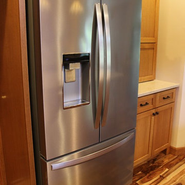 Quartersawn Oak Craftsman Style Kitchen That Brings The Outdoors In.