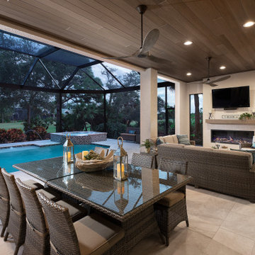 Lanai, Pool and Outdoor Kitchen Renovation in Bonita Springs