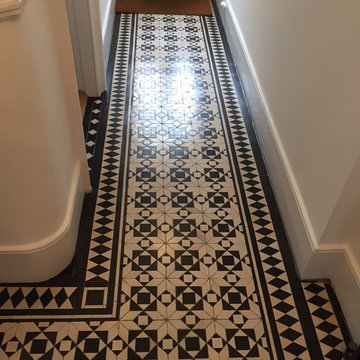Rebuilding a Damaged Victorian Tiled Hallway in Islington