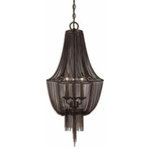 Uttermost - Uttermost 21998 Lezzeno - Three Light Chandelier - Draped Jewelry Chain Finished In A Dark Oil Rubbed Bronze With Gold Highlights.Lezzeno Three Light Chandelier Dark Oil Rubbed Bronze/Gold *UL Approved: YES *Energy Star Qualified: n/a  *ADA Certified: n/a  *Number of Lights: Lamp: 3-*Wattage:60w E12 bulb(s) *Bulb Included:No *Bulb Type:E12 *Finish Type:Dark Oil Rubbed Bronze/Gold