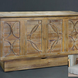 Arason Brussels Creden-ZzZ Cabinet Bed | Natural - Murphy Beds