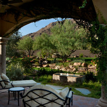 Patio/fireplace