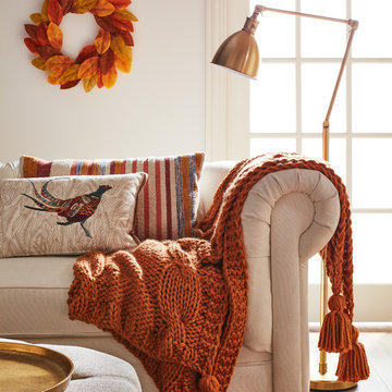 Cozy Orange & Neutral Fall Living Room Collection - Threshold™