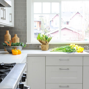 Scandinavian Inspired Family Home - Front Entrance, Kitchen & Dining Room
