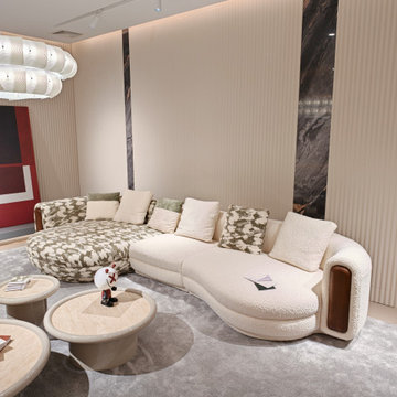 Curved Modular Sectional Sofa 5012